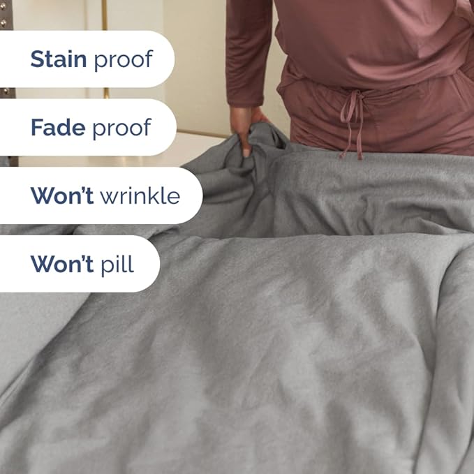 Split Head King Sheet Set – 4 Piece Flex Split Top King Sheets - Image 6
