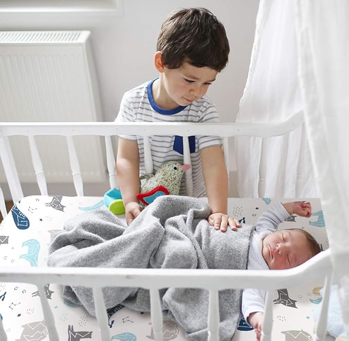 BROLEX Baby Fitted Crib Sheets: Kid Crib Sheets - Image 3