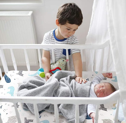 BROLEX Baby Fitted Crib Sheets: Kid Crib Sheets - Image 3