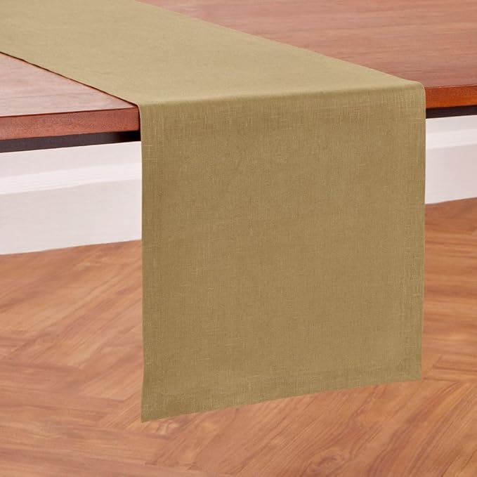 Solino Home Linen Table Runner 120 Inches Long by SolinoHome