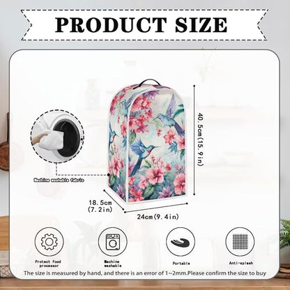 Hummingbird Floral Blender Dust Covers - Image 6