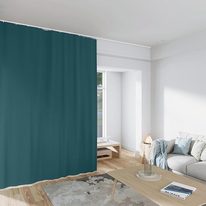 Room Divider Curtains Total Blackout Privacy Curtain Panel Room Thermal - Image 6