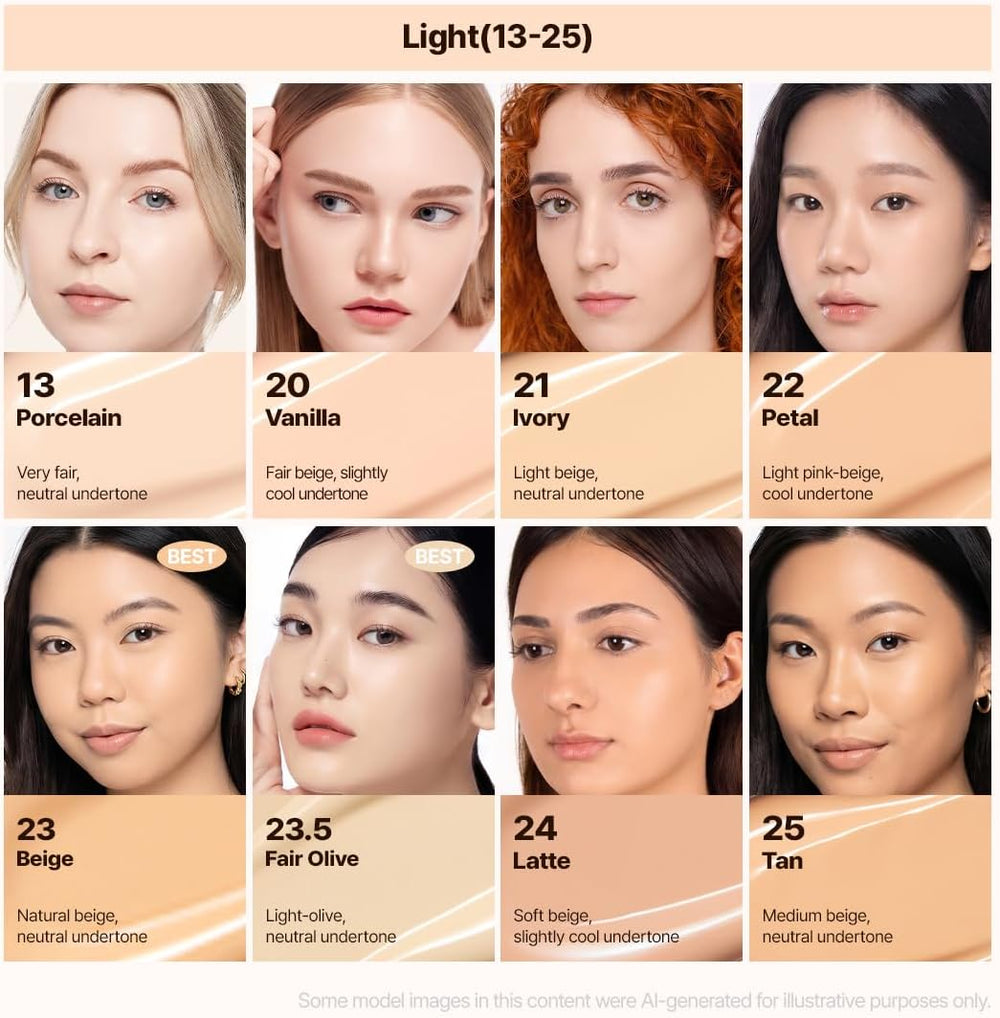 ESPOIR Be Velvet Cushion Foundation #23 Beige | Quick and Easy Coverage with ...