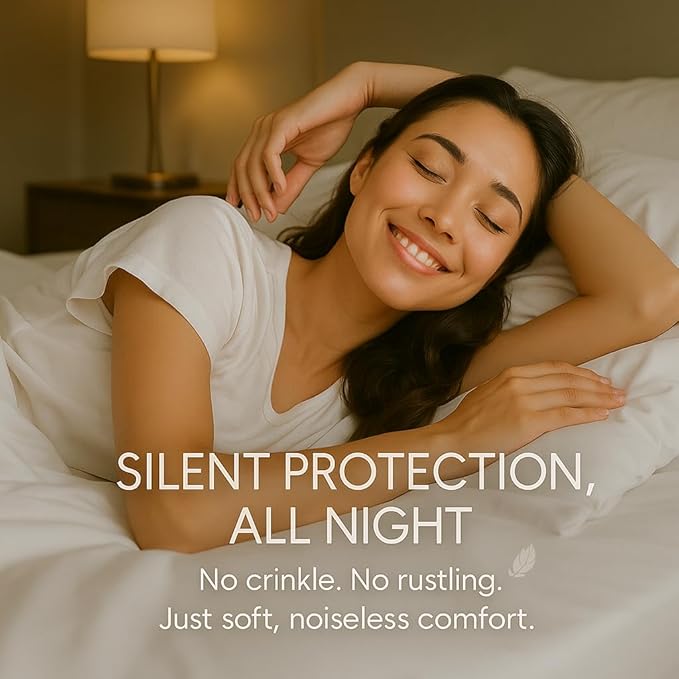 King Size Premium Mattress Protector | 100% Waterproof Tencel Cover | Cooling & - Image 4