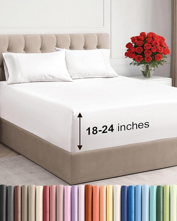 Extra Deep Pocket Cal King Sheets by CGKUnlimited