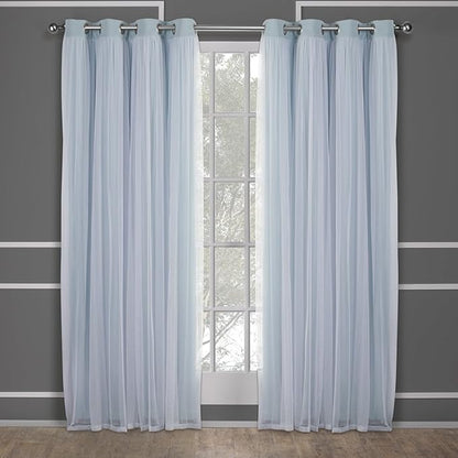 TOWN & COUNTRY LUXE Talia Double Layer Indoor Curtains, Sheer and Room - Image 3