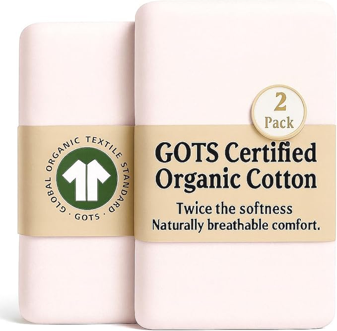 GOTS 100% Organic Bassinet Sheets by OrganicBassinetSheets