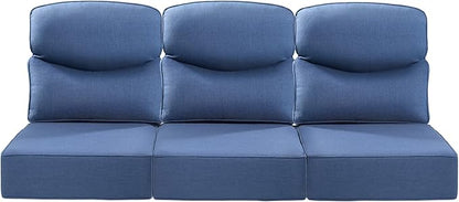 Luxury 22x24/22x25 6-Inch Smile Outdoor Sofa Cushions Set of 3 by ACTREST