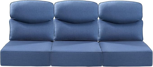 Luxury 22x24/22x25 6-Inch Smile Outdoor Sofa Cushions Set of 3 by ACTREST