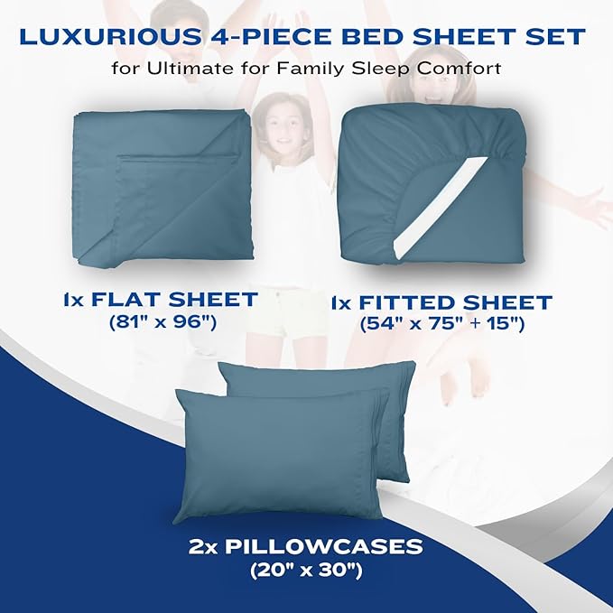 DREAMCARE Full Size Sheets Set - Image 8