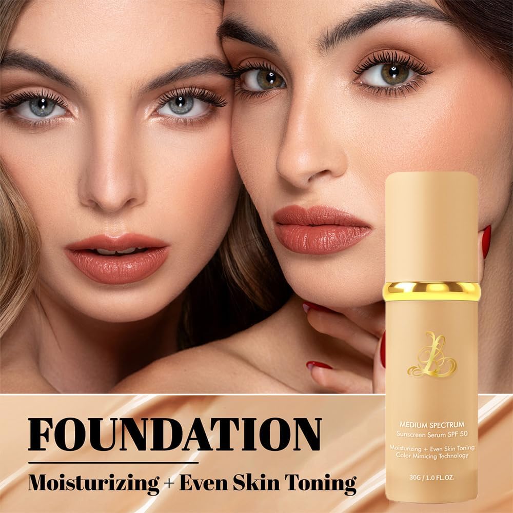 Foundation 4 in 1 - Color Changing Foundation, Medium Spectrum, Hypoallergeni...