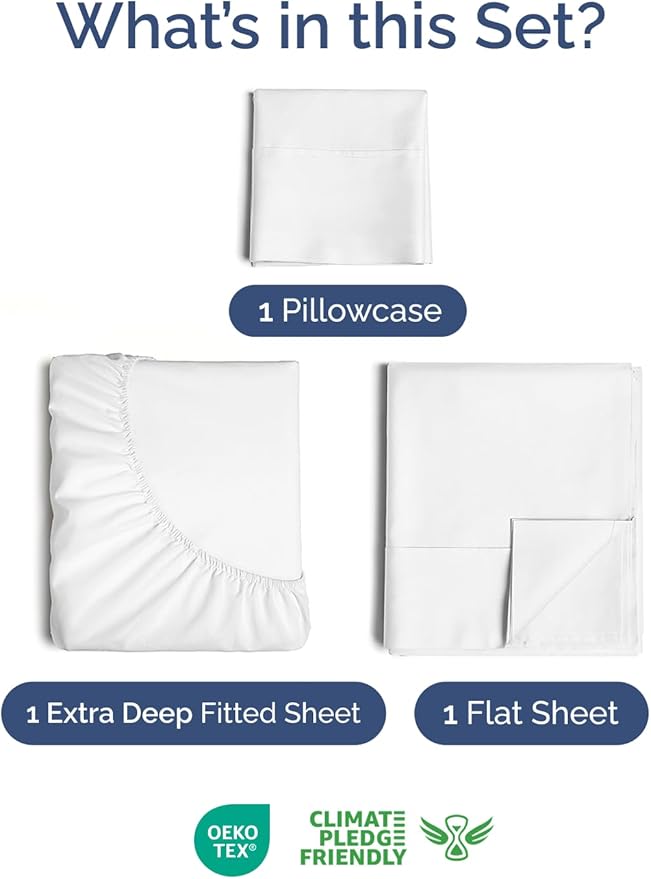 Extra Deep Pocket Twin XL Sheets - Image 2