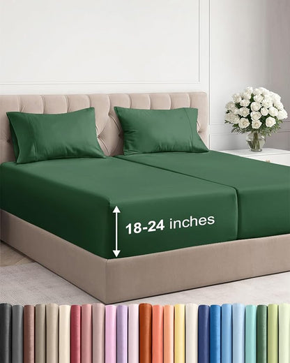 Extra Deep Pocket Split King Sheets by CGKUnlimited