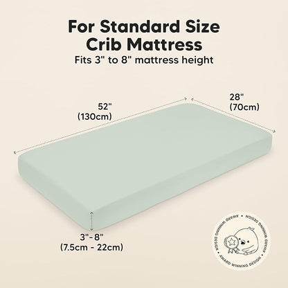 KeaBabies 2-Pack Baby Crib Sheets - Image 3