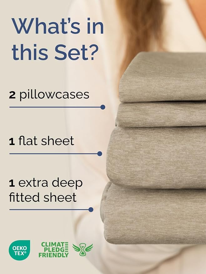 Extra Deep Pocket Queen Sheet Set - Image 2