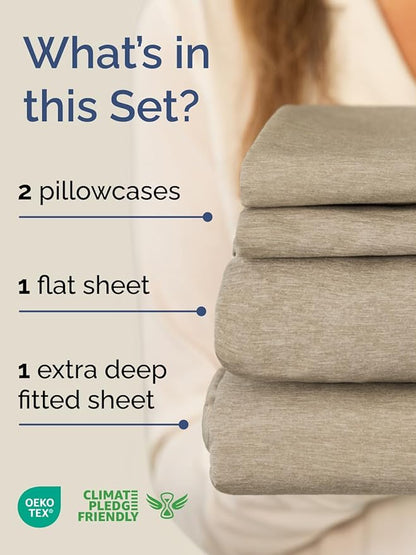Extra Deep Pocket Queen Sheet Set - Image 2