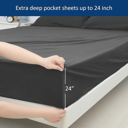 Moonsea Full Sheet Set for Extra Deep Pocket Air Mattress - Image 6