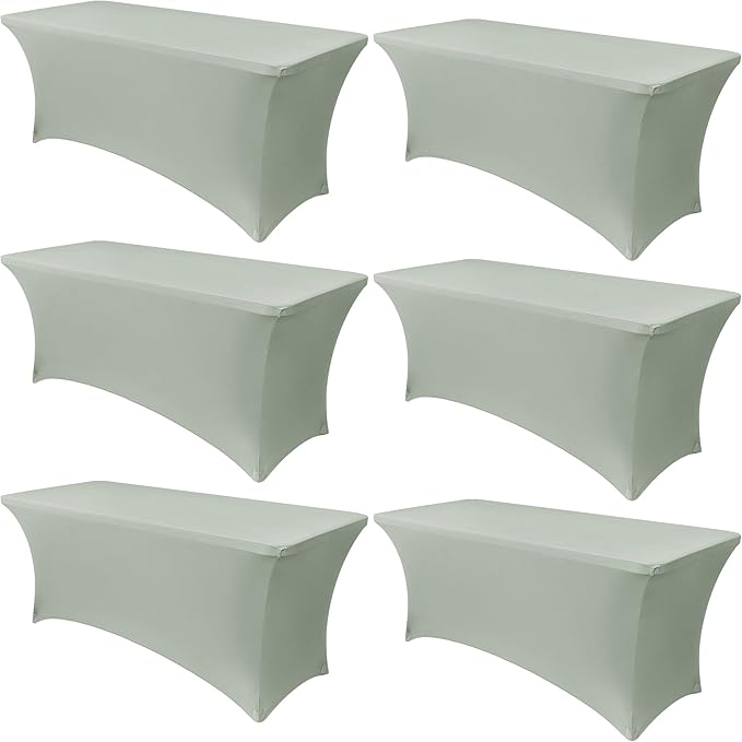 Obstal 6 Pack Stretch Spandex Table Covers by Obstal