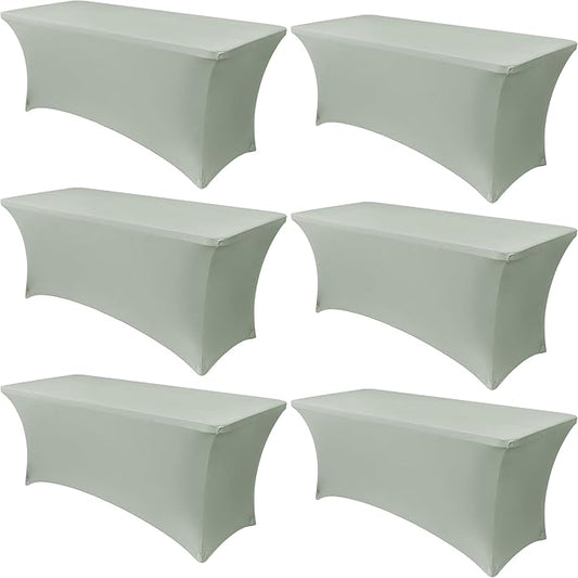 Obstal 6 Pack Stretch Spandex Table Covers by Obstal