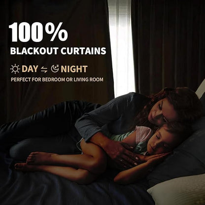 INOVADAY 100% Blackout Curtains - Image 2