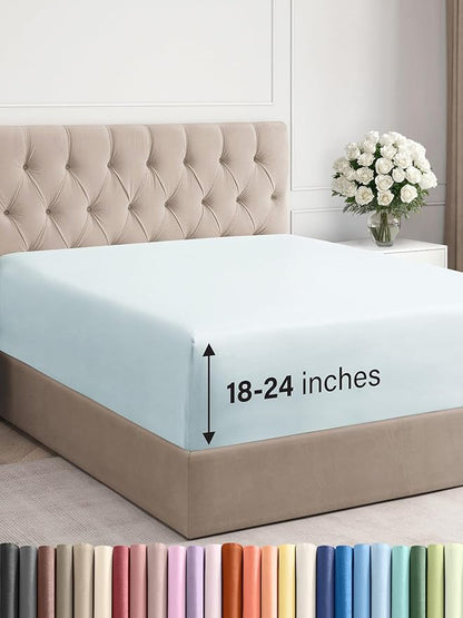 Extra Deep Full Fitted Sheet by CGKUnlimited