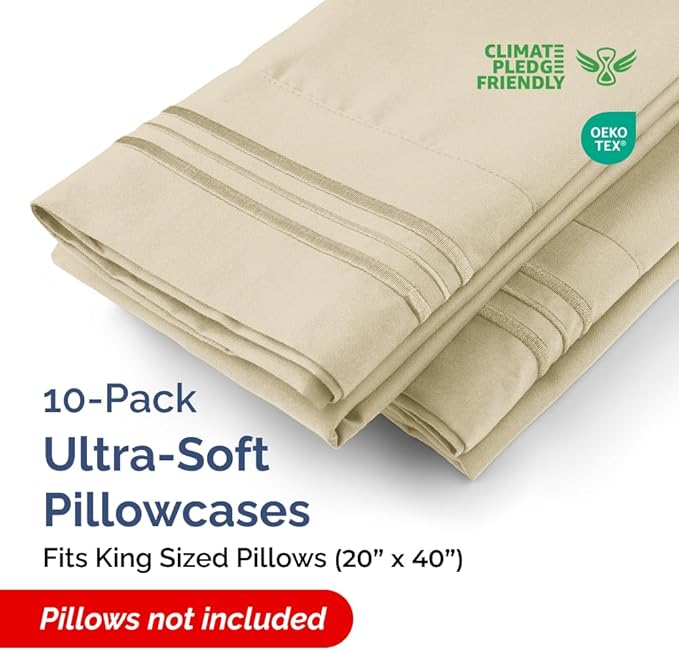 King Pillow Cases Set of 10 - Image 2