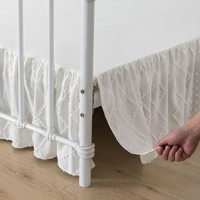 Bed Skirt Queen Size Ruffled Bed Skirt - Image 2