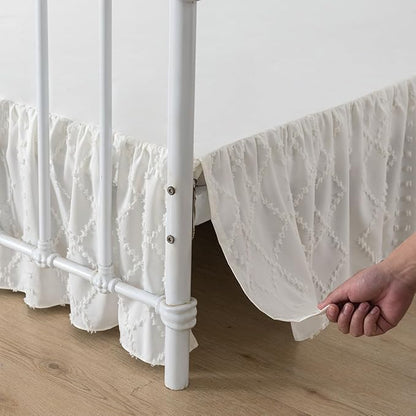 Bed Skirt Queen Size Ruffled Bed Skirt - Image 2