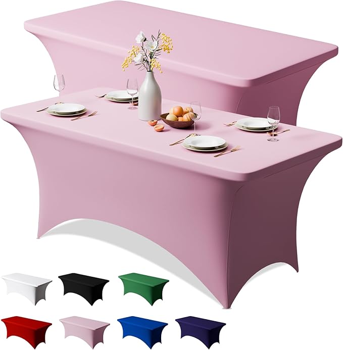 Trlyc 2 Pack 8FT Spandex Table Cloth by TRLYC