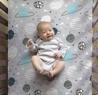 BROLEX Baby Fitted Crib Sheets: Kid Crib Sheets - Image 6