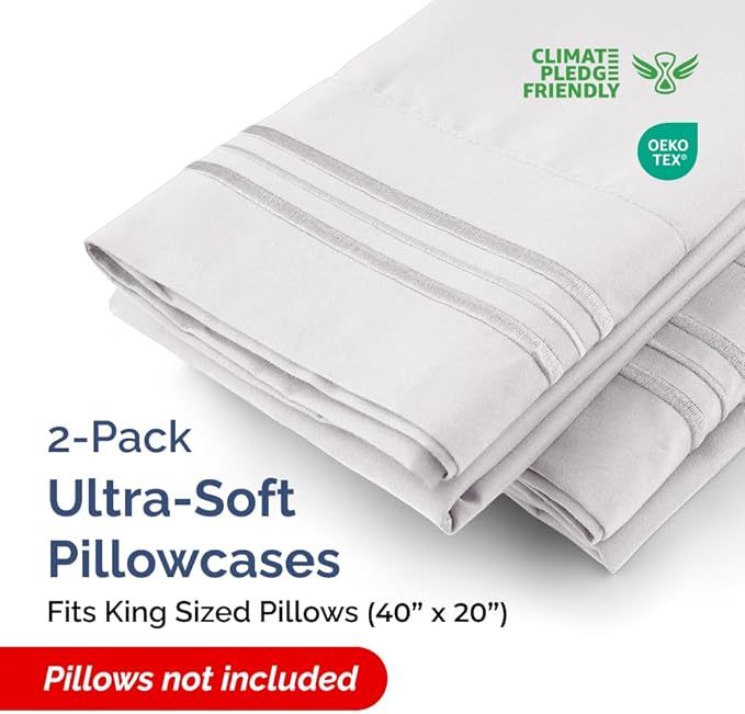 King Pillow Cases Set of 2 - Image 2