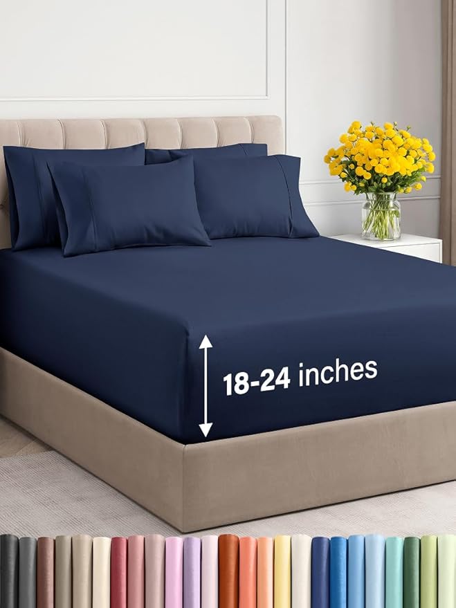 Extra Deep Cal King Sheet Set by CGKUnlimited