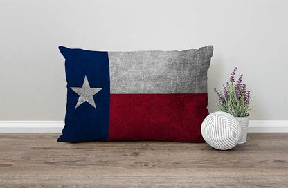 Solekla Texas Flag Lumbar Throw Pillow Cover 12x20 Inch Decorative Bedroom - Image 4