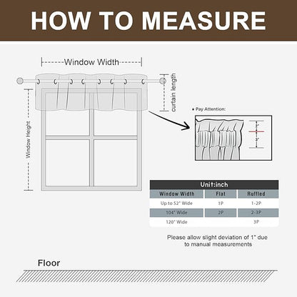 H.VERSAILTEX Blackout Curtain Valances - Image 2