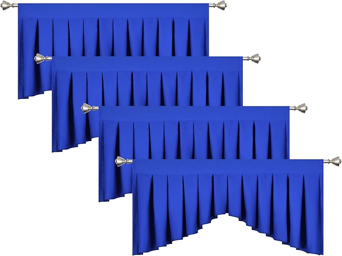 Royal Blue Valances for Living Room - Image 3