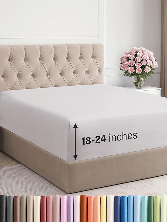 Extra Deep King Fitted Sheet by CGKUnlimited