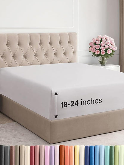 Extra Deep Queen Fitted Sheet by CGKUnlimited