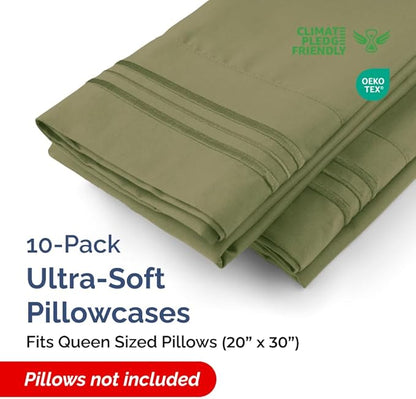 Queen Pillow Cases Set of 10 - Image 2