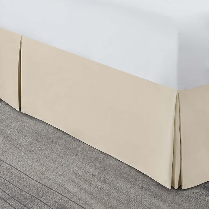 Nestl Cream Bed Skirt Queen Size - Image 8