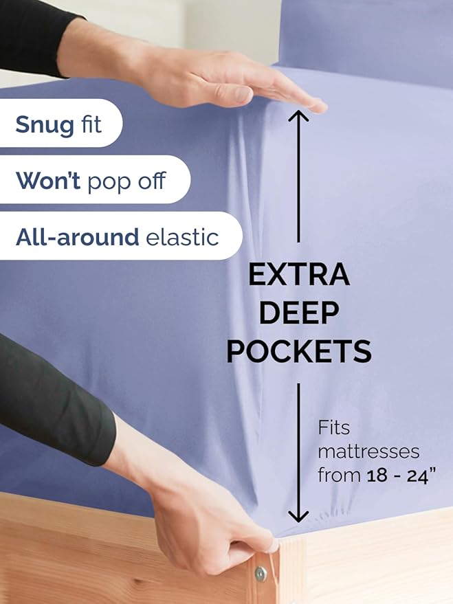 Extra Deep Pocket Queen Sheet Set - Image 3