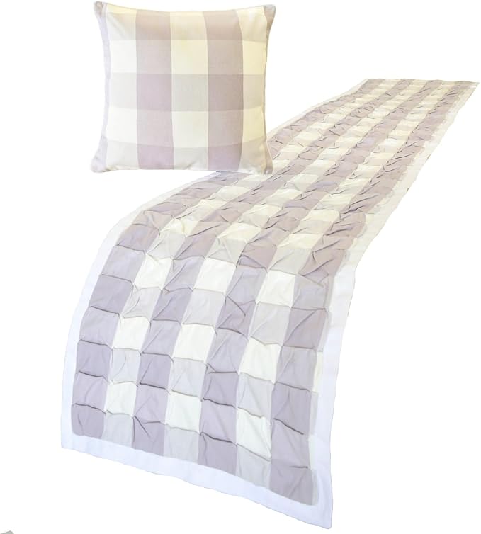 The HomeCentric King/Queen/Twin Lavender Decorative Bed Runner Twin 53"x18" Bed - Image 3