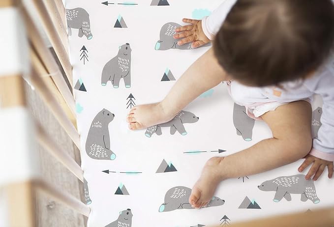 BROLEX Baby Fitted Crib Sheets: Kid Crib Sheets - Image 4