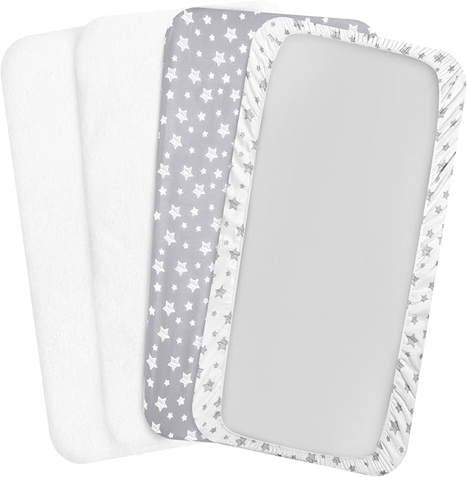 Crib Sheets & Waterproof Crib Mattress Protector - Image 7