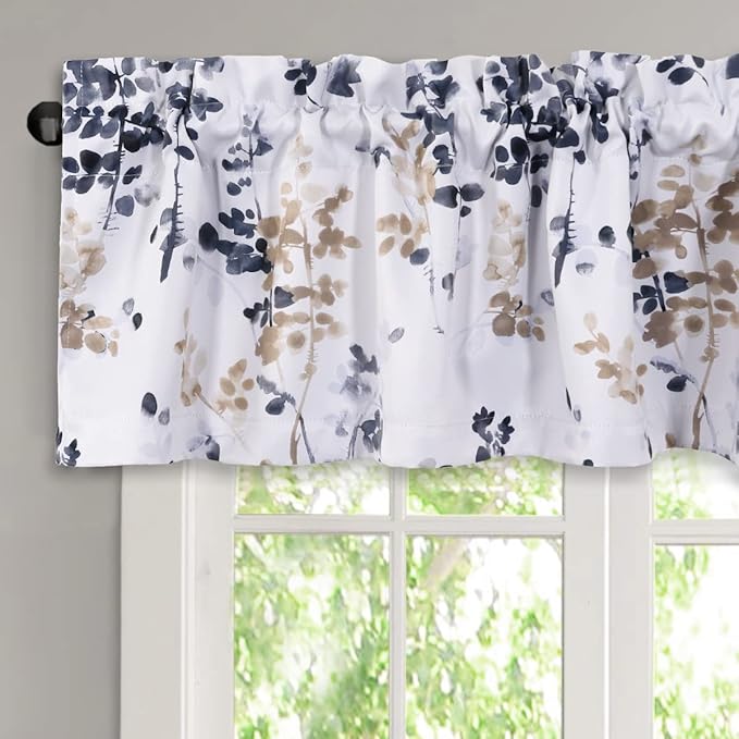 H.VERSAILTEX Valance for Kitchen Windows/Bathroom/Living Room/Bedroom Blackout by HVERSAILTEX