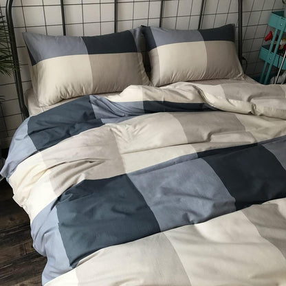 lifetb california king comforter set modern style plaid showing dimensions