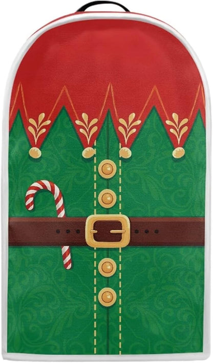Christmas Teal Blender Cover for Kitchen Countertop Santa Claus Small Appliance - Image 6