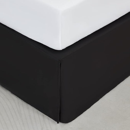 SONIVE Twin Bed Skirt, Classic Tailored Easy Fit Brushed Microfiber Skirts by SONIVE