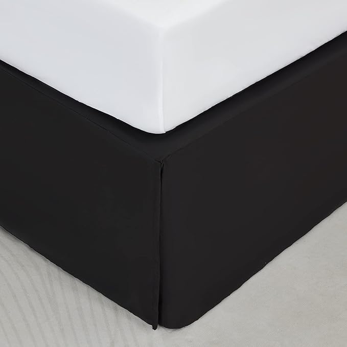 SONIVE King Bed Skirt, Premium Solid by SONIVE