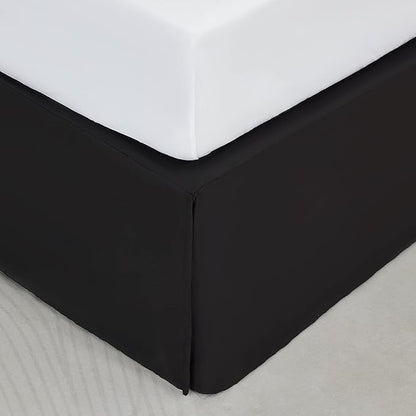 SONIVE King Bed Skirt, Premium Solid by SONIVE