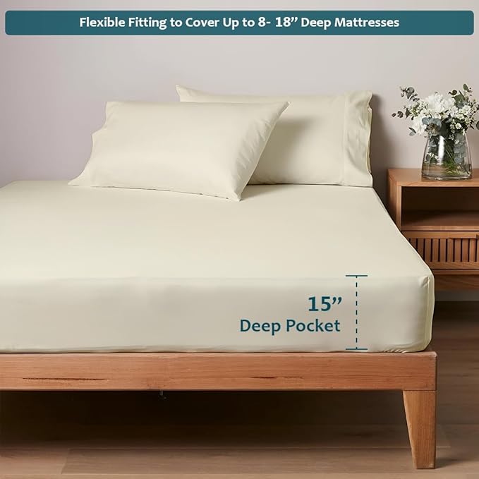 Full Size Bed Sheets Set - Image 3